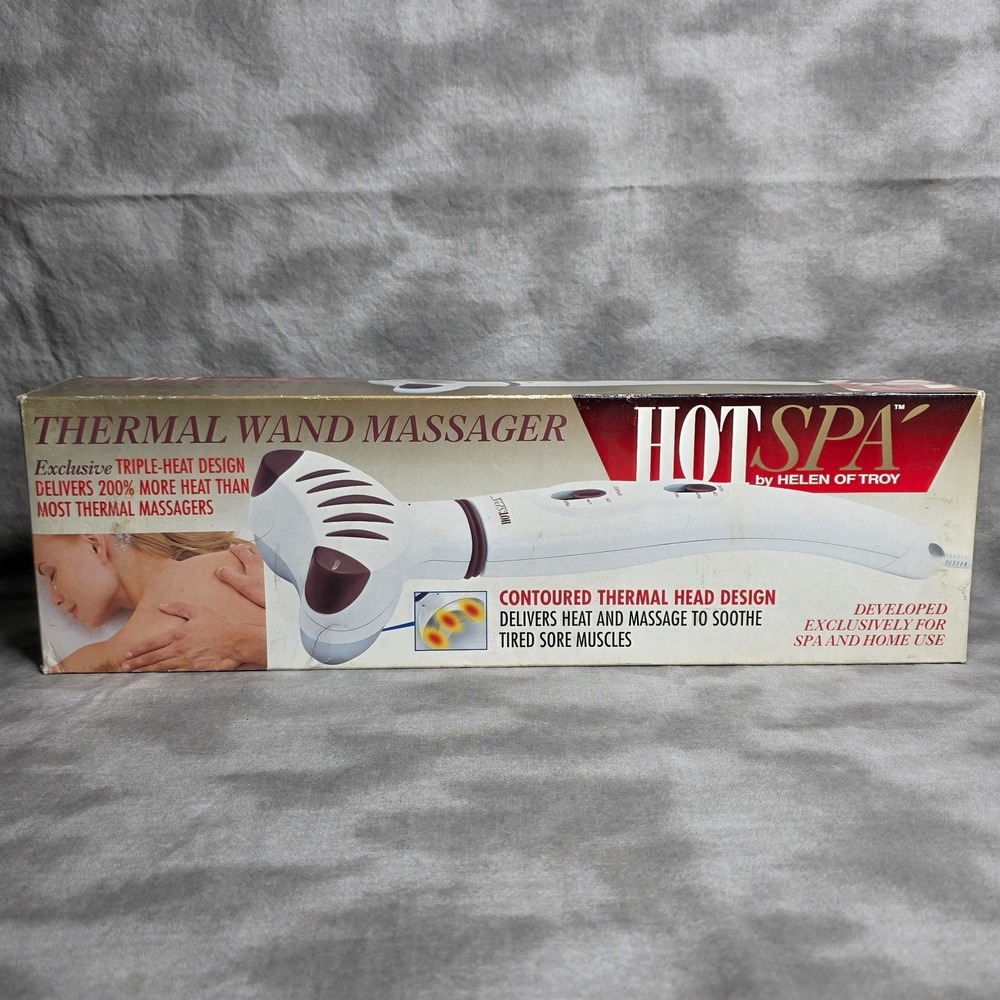 Helen of Troy Hot Spa THERMAL WAND‎ MASSAGER #61752 Vintage 1998 NEW